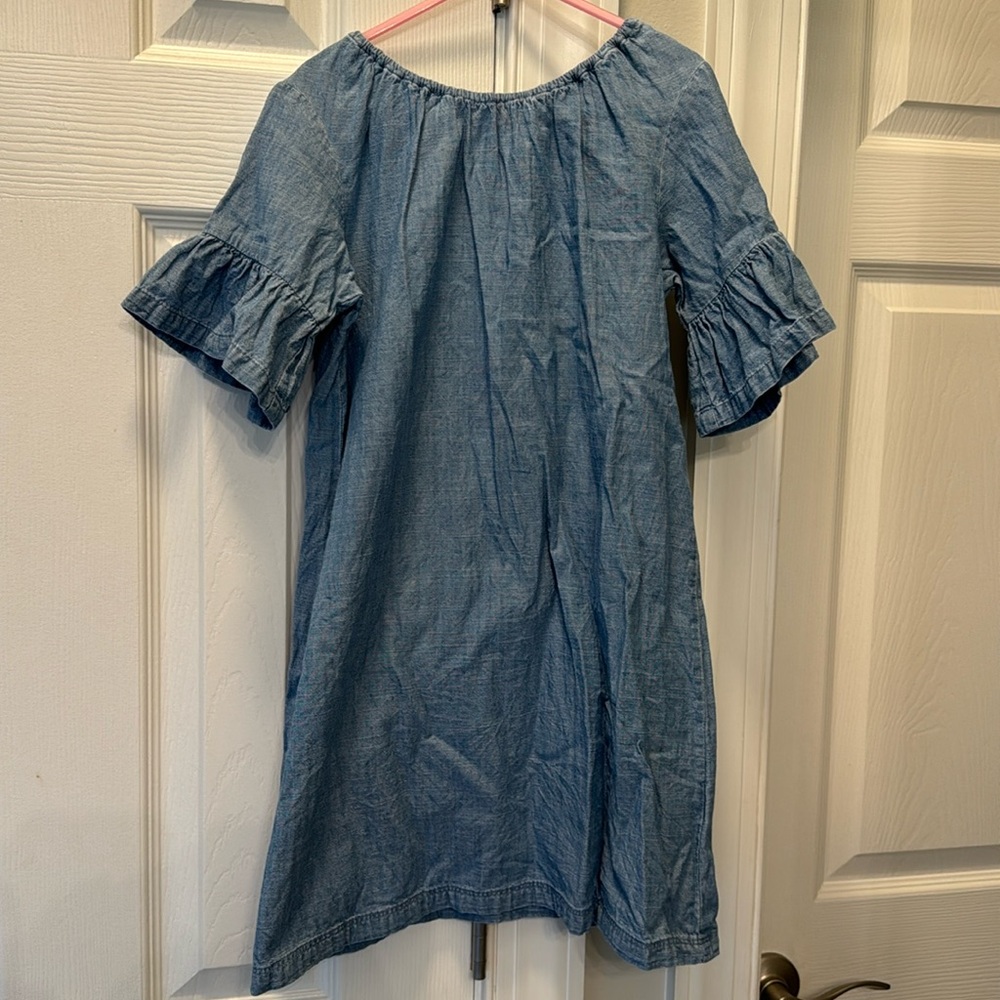 Crew cuts chambray dress, size 8